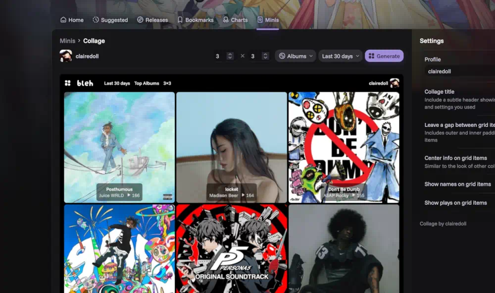 Collage your music