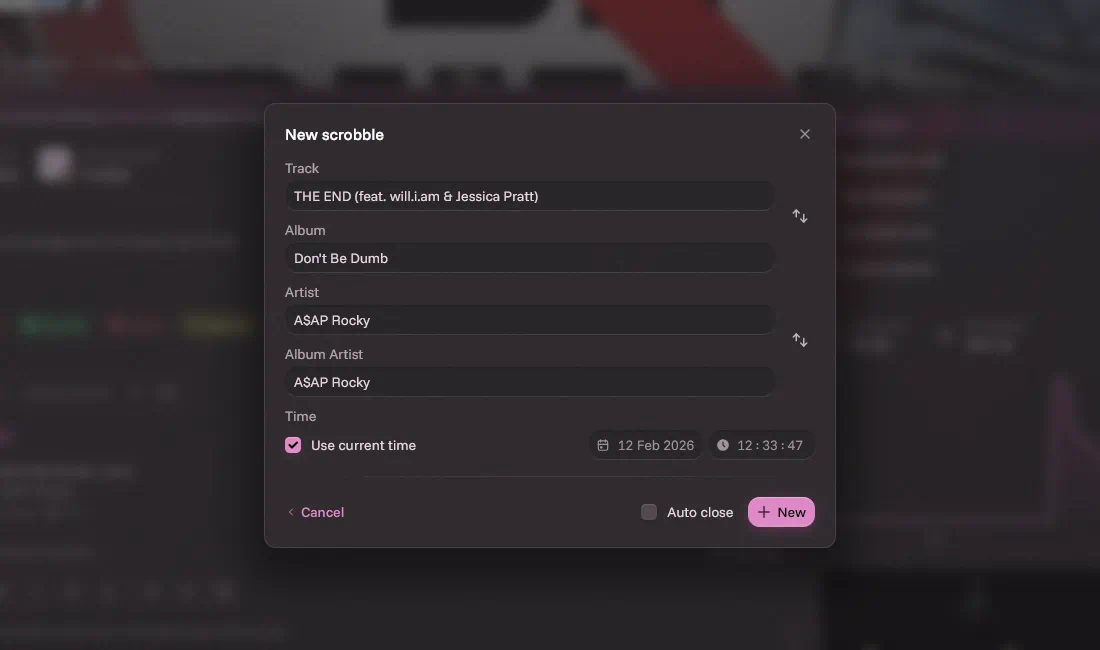 Scrobble on the go